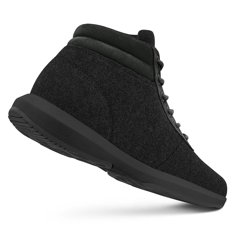 Giesswein | Wool Sneaker High Top Herren | Schwarz