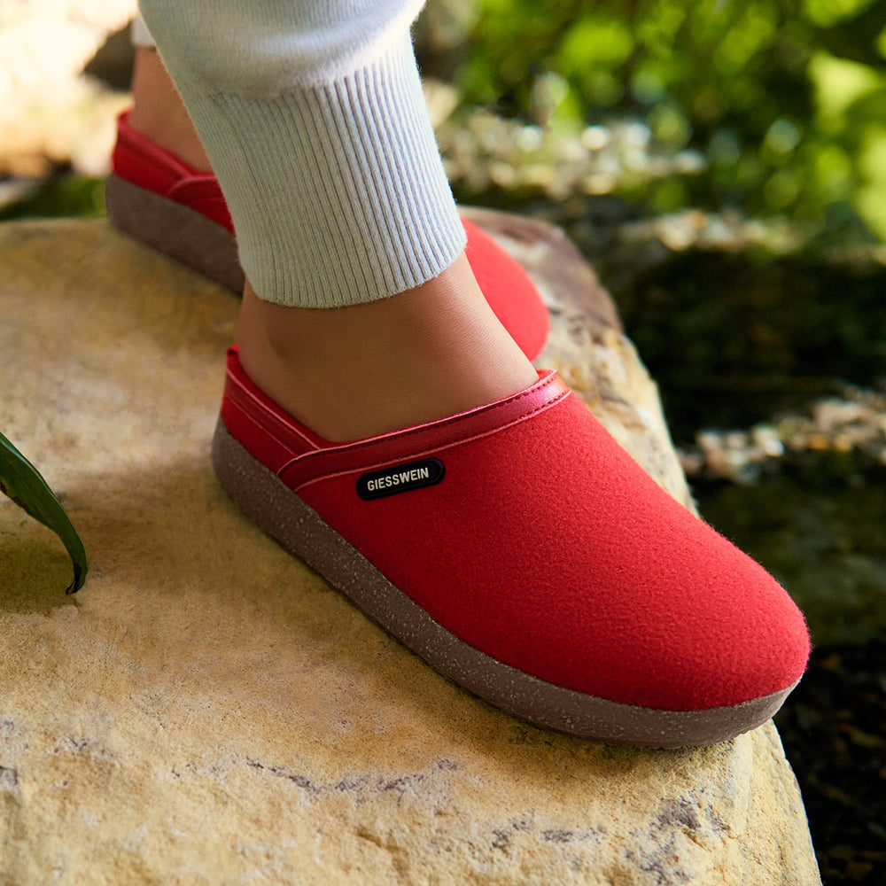 Giesswein | Wool Clog | Flammenrot