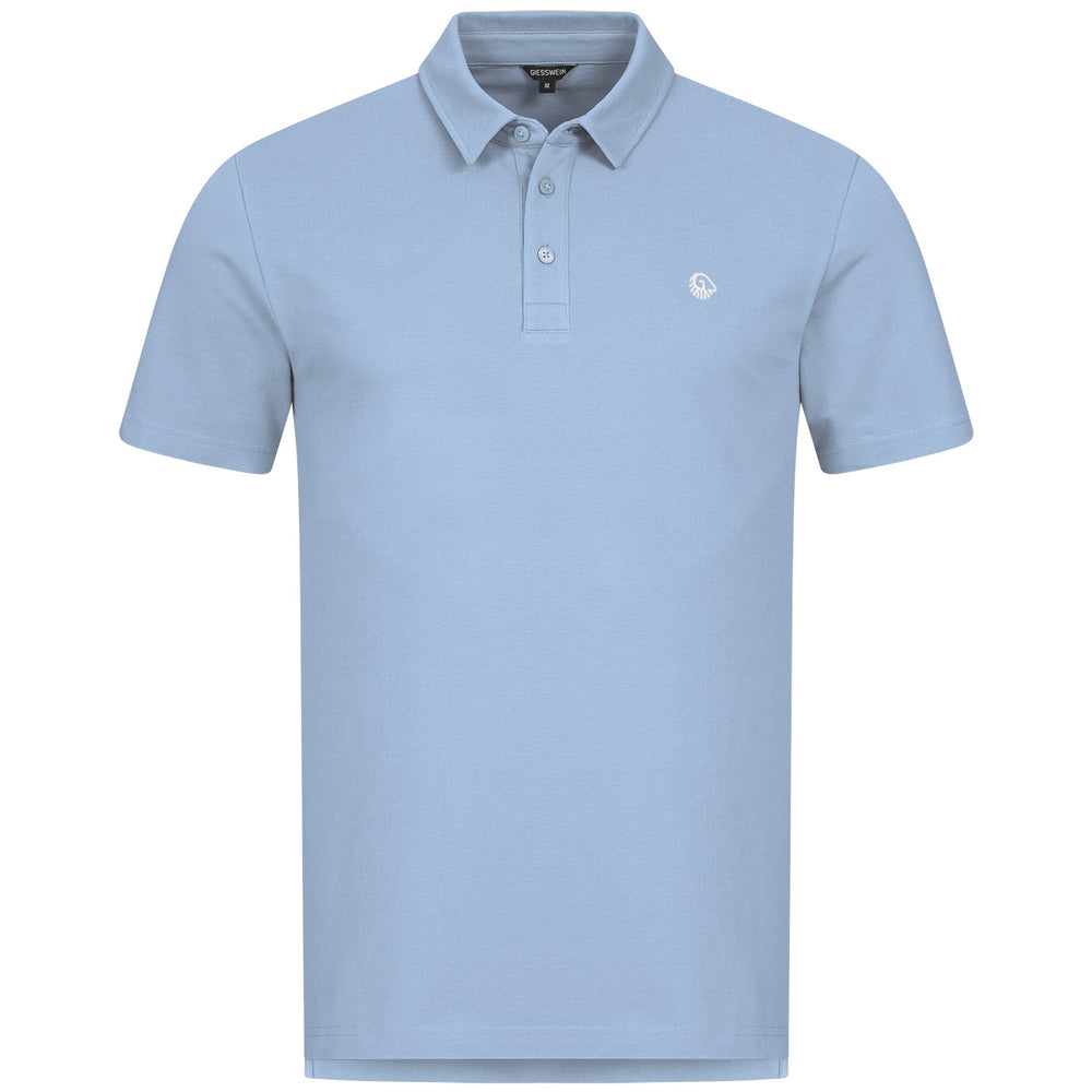 Giesswein | Polo Shirt Bio-Baumwolle Herren | Himmelblau