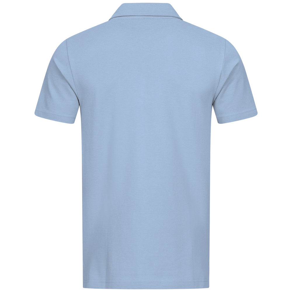 Giesswein | Polo Shirt Bio-Baumwolle Herren | Himmelblau