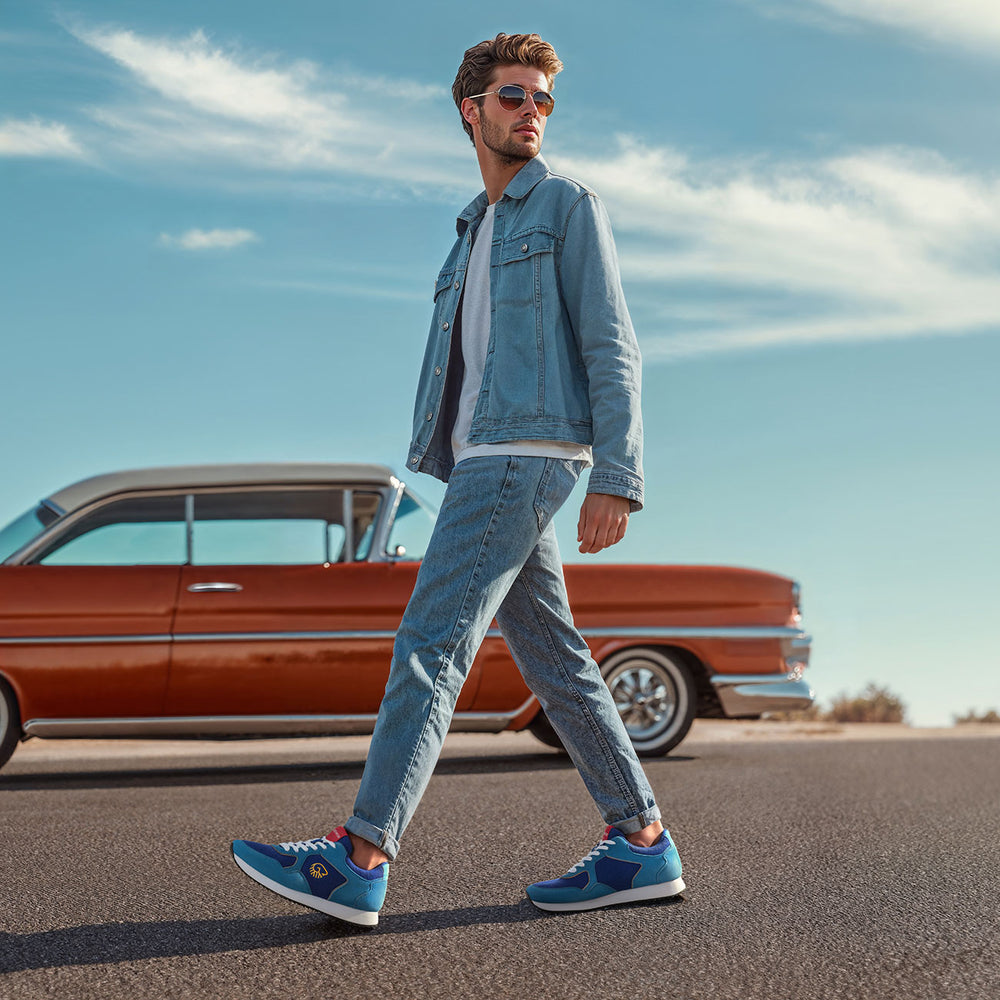 Giesswein | Retro Runner Herren | Königsblau