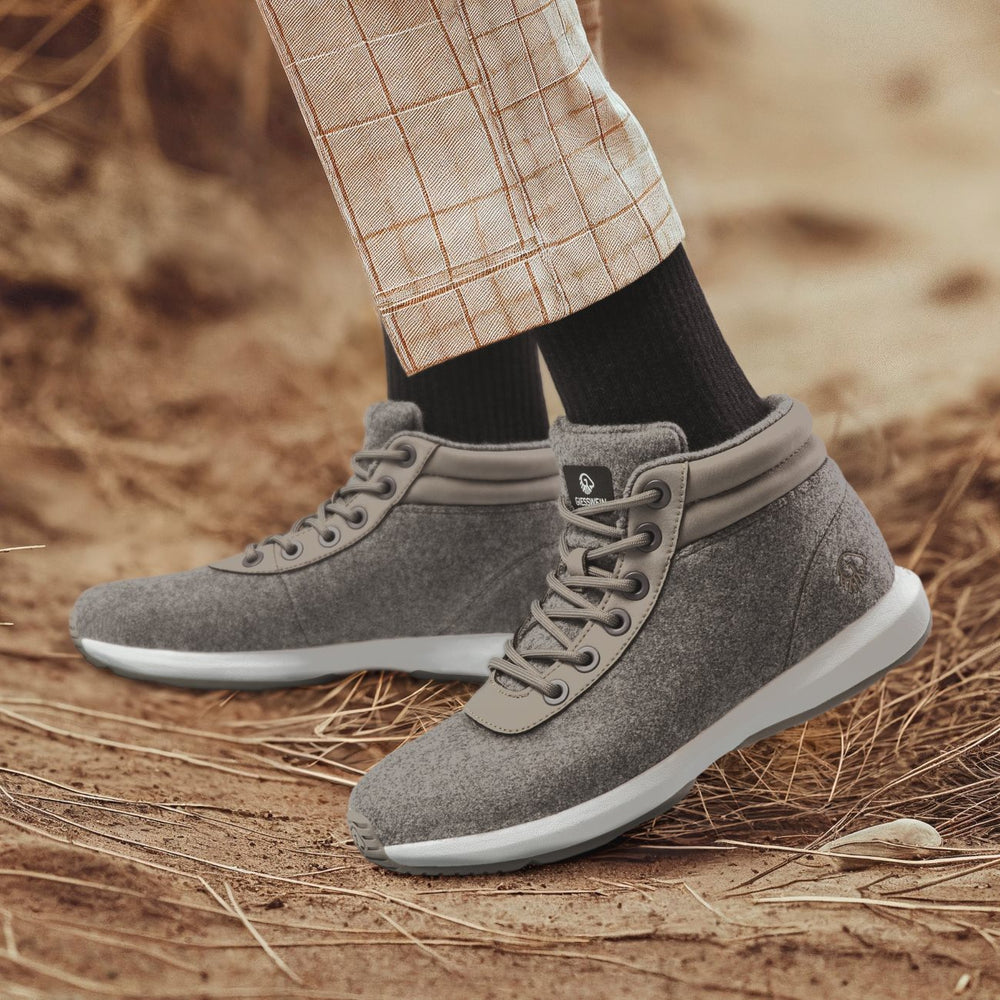 Giesswein | Wool Sneaker High Top Damen | Schiefer Giesswein | Wool Sneaker High Top Damen | Schiefer