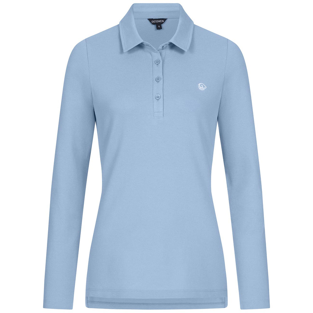 Giesswein | Polo Shirt Bio-Baumwolle Longsleeve Damen | Himmelblau Giesswein | Polo Shirt Bio-Baumwolle Longsleeve Damen | Himmelblau