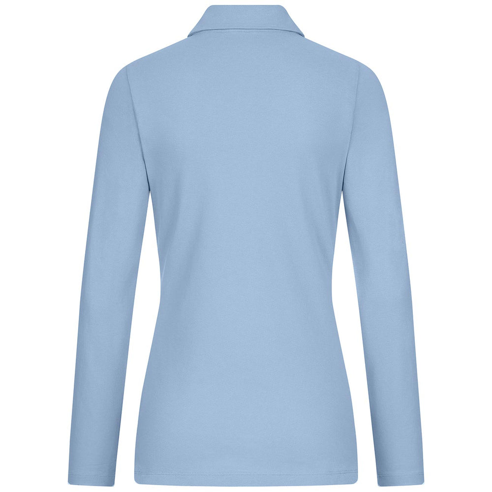Giesswein | Polo Shirt Bio-Baumwolle Longsleeve Damen | Himmelblau Giesswein | Polo Shirt Bio-Baumwolle Longsleeve Damen | Himmelblau