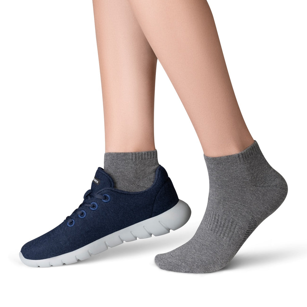 Giesswein | Sneaker Socken Bio-Baumwolle | Schiefer