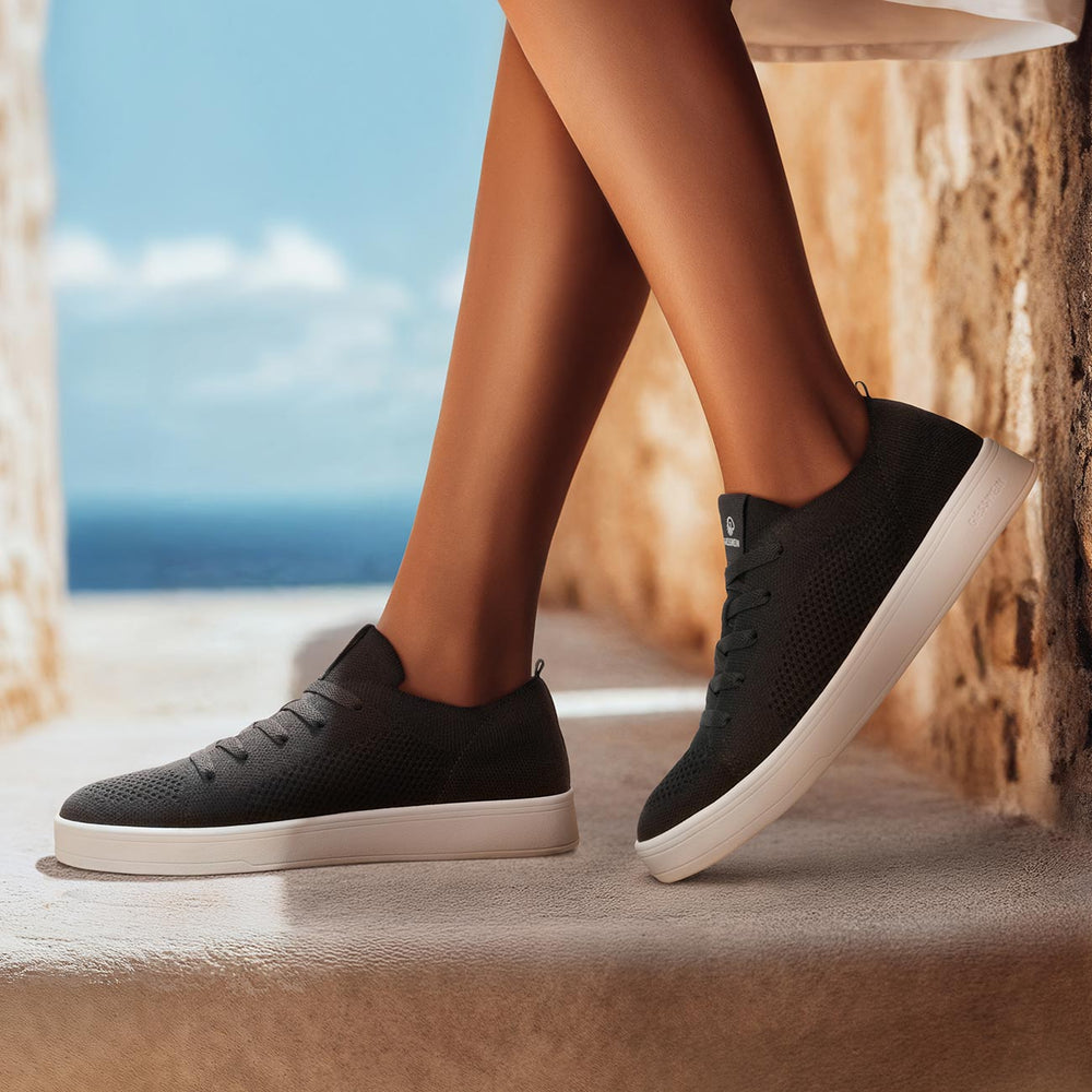 Giesswein | Wool Sneaker Damen - Federleichter Merino Sneaker | Schwarz Giesswein | Wool Sneaker Damen - Federleichter Merino Sneaker | Schwarz
