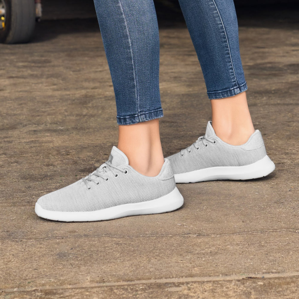 Giesswein | Merino Wool Knit für Damen mit 3D-Strick-Optik | Hellgrau