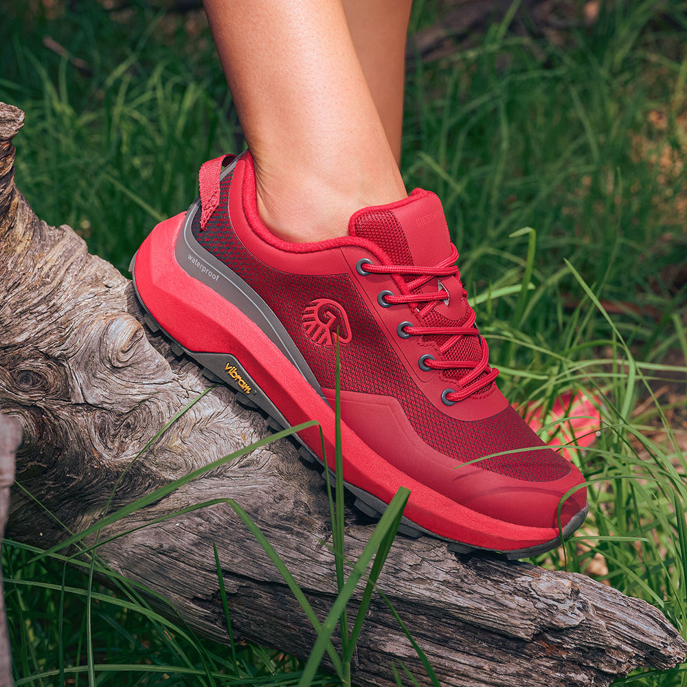 Giesswein | Wool Trail X Damen - Trailrunning Schuh aus Merino Wolle | Flammenrot Giesswein | Wool Trail X Damen - Trailrunning Schuh aus Merino Wolle | Flammenrot