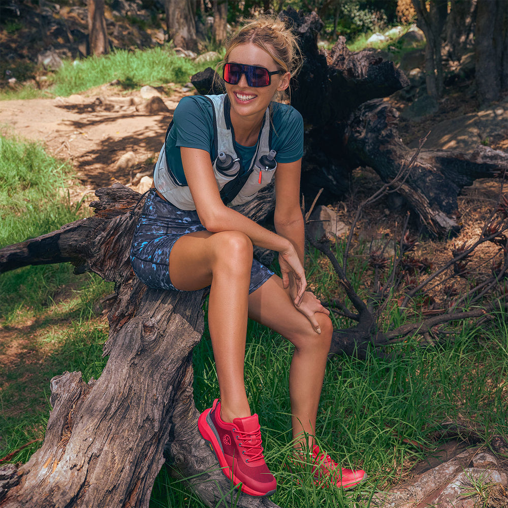 Giesswein | Wool Trail X Damen - Trailrunning Schuh aus Merino Wolle | Flammenrot Giesswein | Wool Trail X Damen - Trailrunning Schuh aus Merino Wolle | Flammenrot
