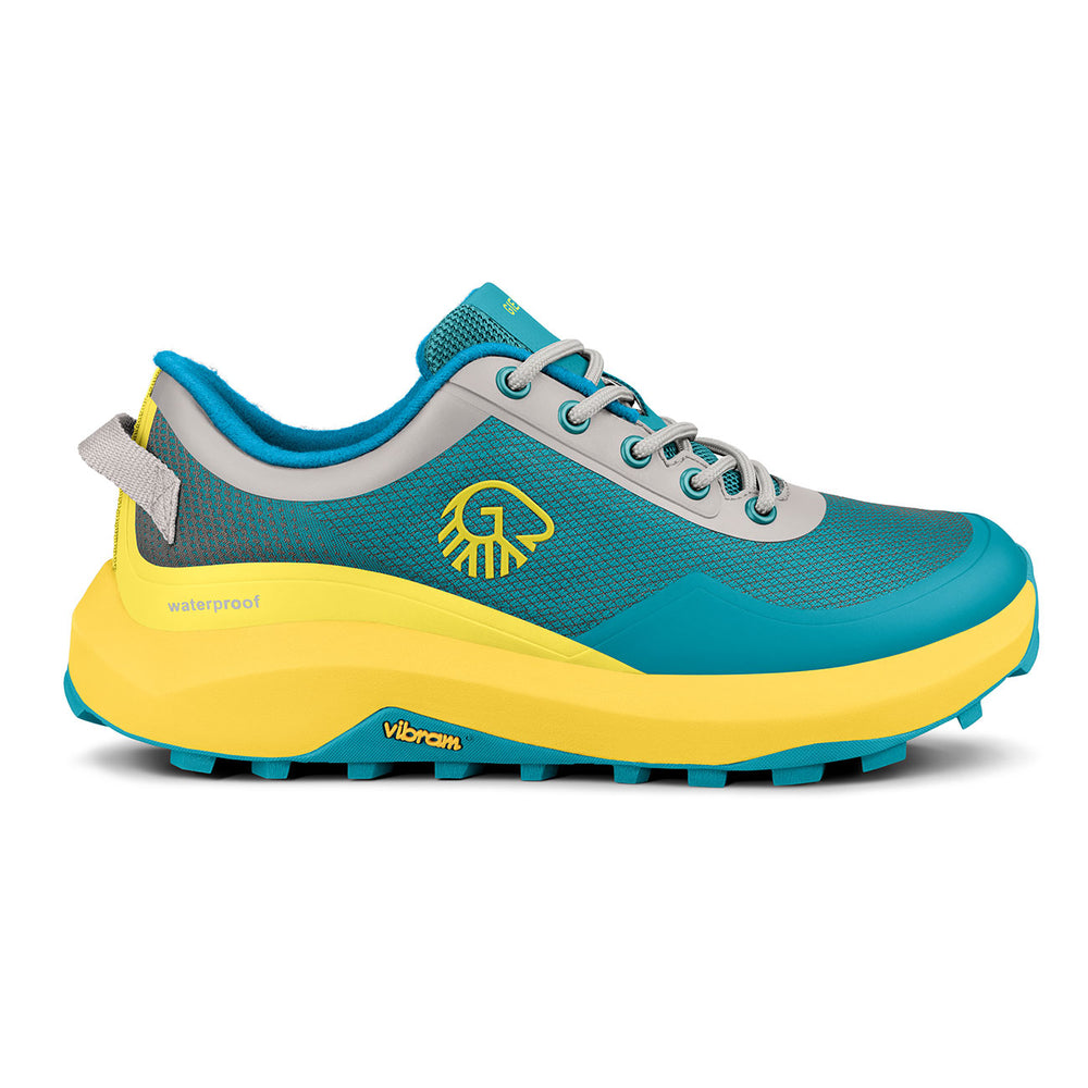 Giesswein | Wool Trail X Damen - Trailrunning Schuh aus Merino Wolle | Türkis