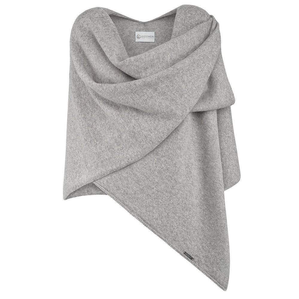 Giesswein | Merino Lambswool Cape | Kiesel Giesswein | Merino Lambswool Cape | Kiesel