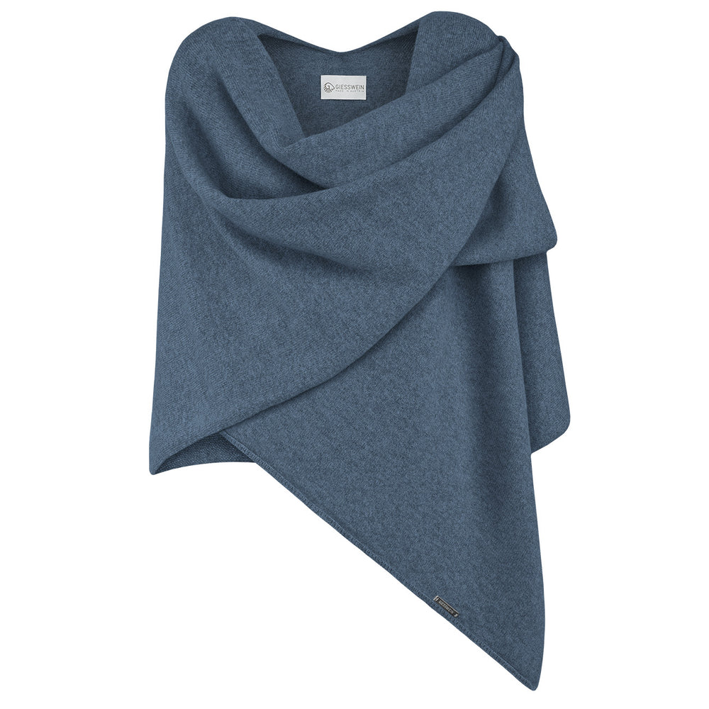 Giesswein | Merino Lambswool Cape | Denimblau Giesswein | Merino Lambswool Cape | Denimblau
