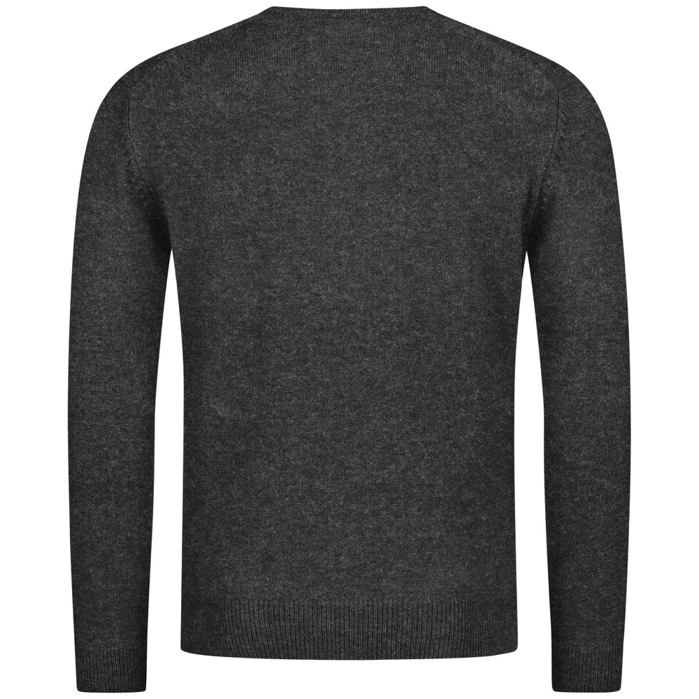 Giesswein | Wollpullover V-Ausschnitt Herren | Anthrazit Giesswein | Wollpullover V-Ausschnitt Herren | Anthrazit