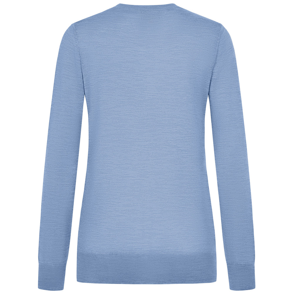 Giesswein | Baumwollpullover V-Ausschnitt Damen | Himmelblau Giesswein | Baumwollpullover V-Ausschnitt Damen | Himmelblau