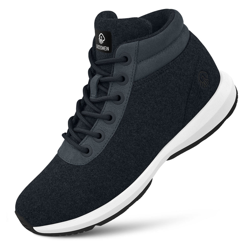 Giesswein | Wool Sneaker High Top Herren | Dk.Blau