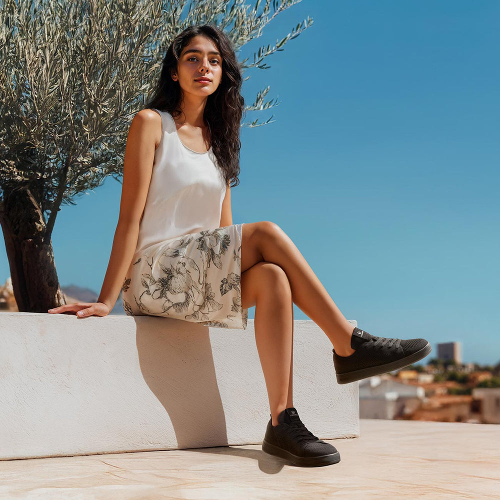 Giesswein | Wool Sneaker Damen - Federleichter Merino Sneaker | Solid Black Giesswein | Wool Sneaker Damen - Federleichter Merino Sneaker | Solid Black