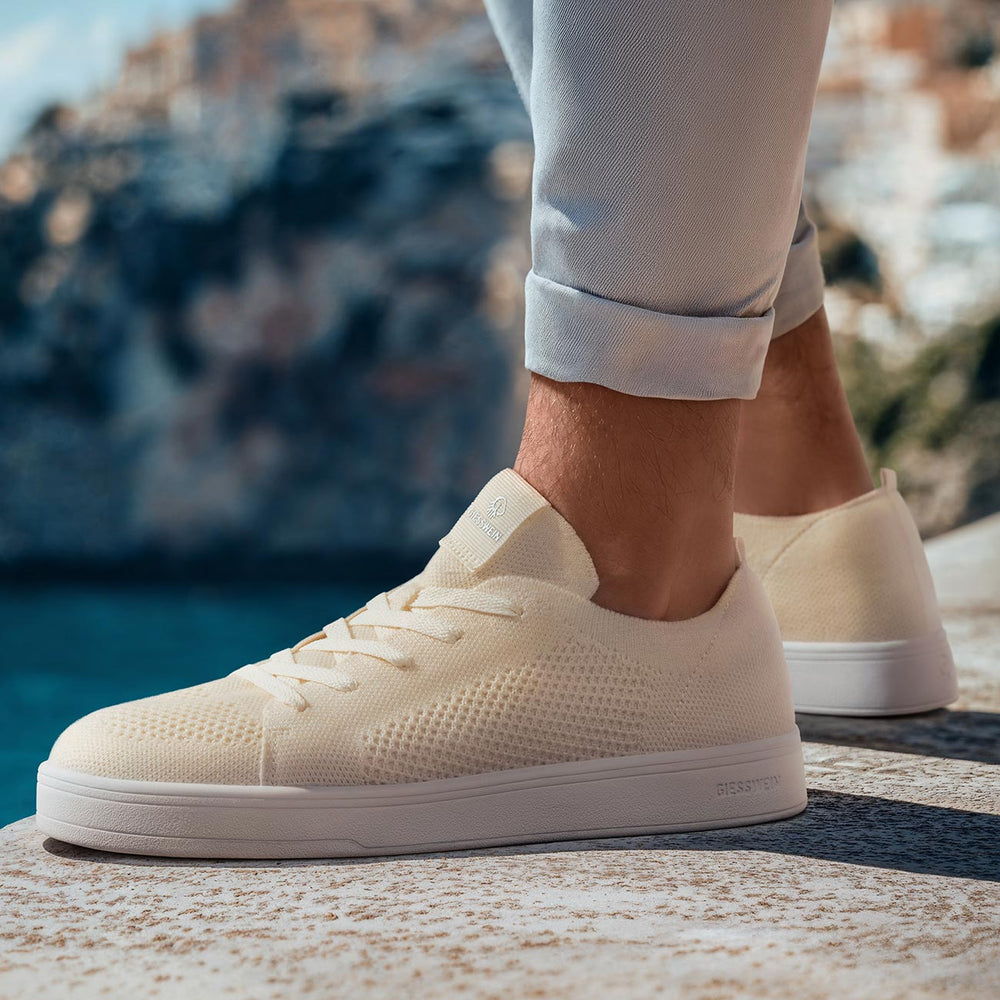 Giesswein | Wool Sneaker Herren - Federleichter Merino Sneaker | Arctic White Giesswein | Wool Sneaker Herren - Federleichter Merino Sneaker | Arctic White