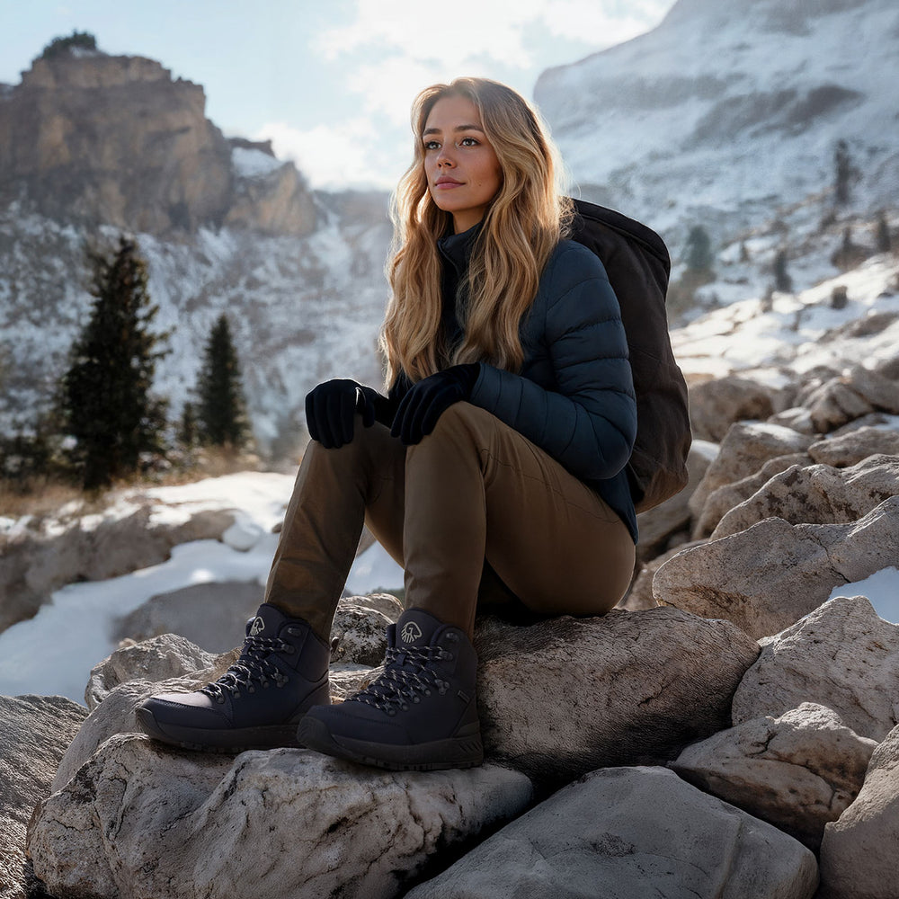 Giesswein | Merino Leather Alpine W | Ocean Blue Giesswein | Merino Leather Alpine W | Ocean Blue