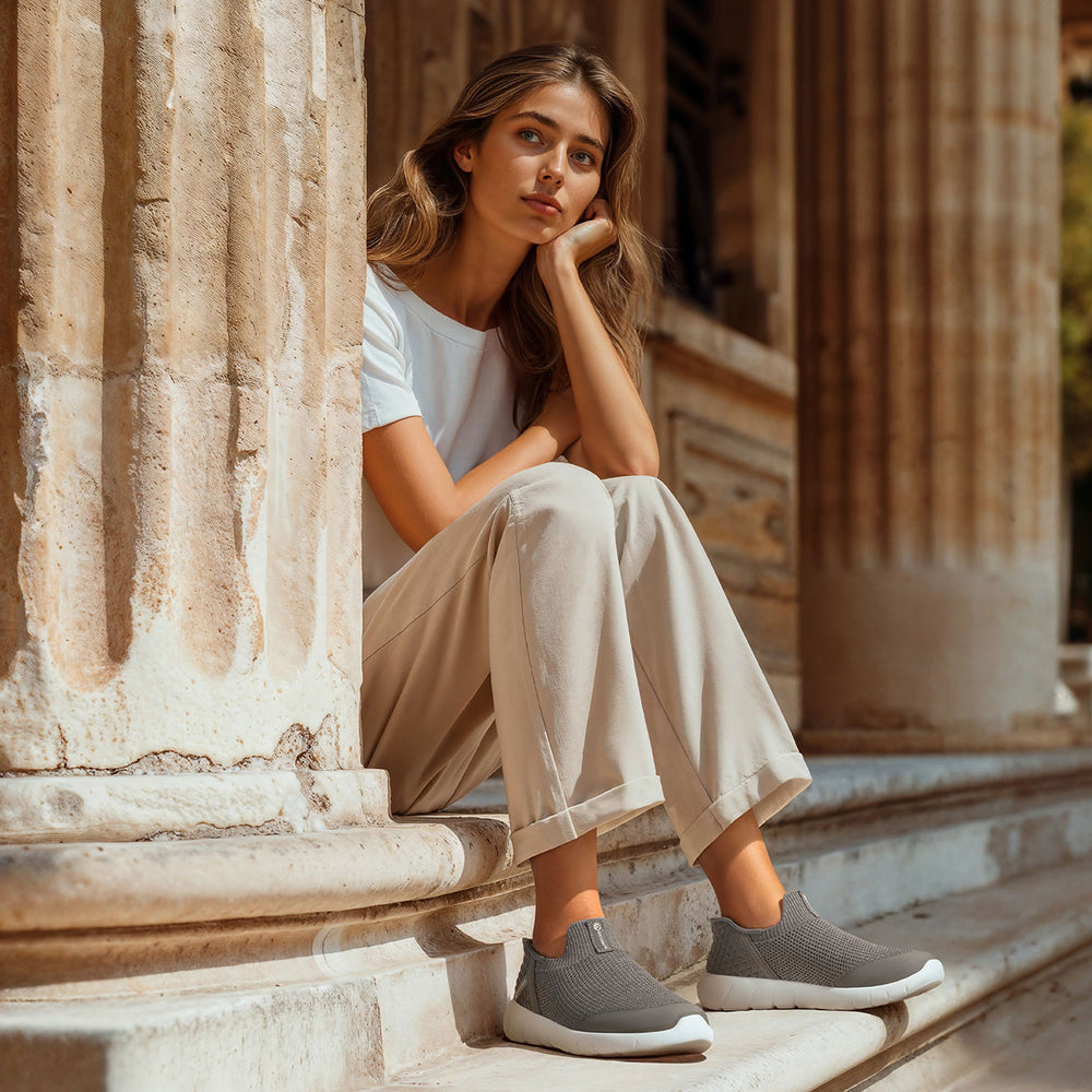 Giesswein | Slip-On Pro Damen | Schiefer Giesswein | Slip-On Pro Damen | Schiefer