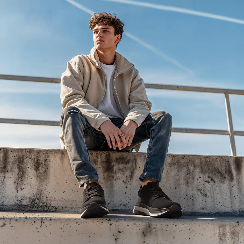 Giesswein | Merino Curve Max Herren | Schwarz