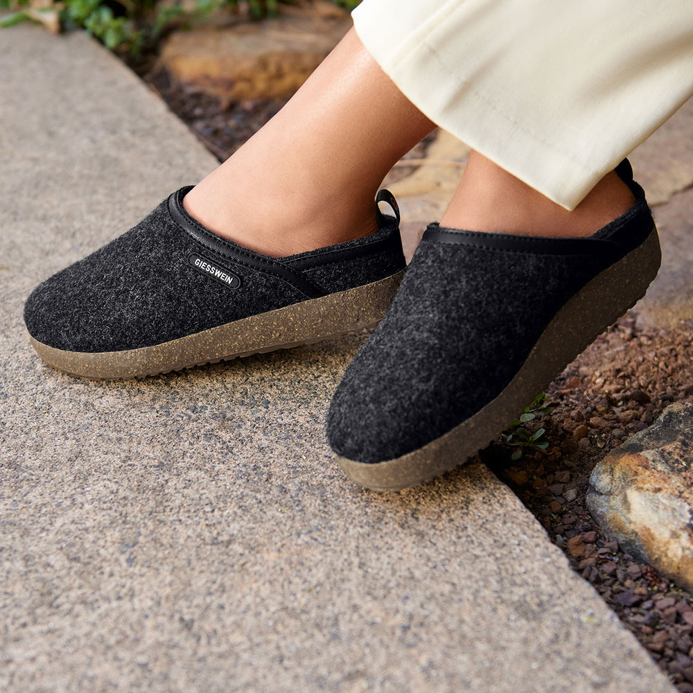 Giesswein | Wool Clog | Schwarz Giesswein | Wool Clog | Schwarz