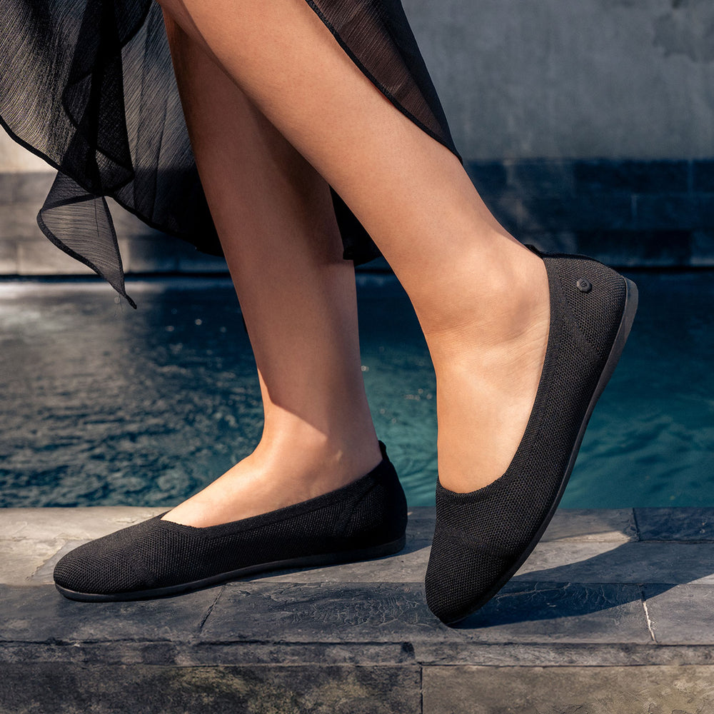 Giesswein | Eco Ballerinas Round | Schwarz
