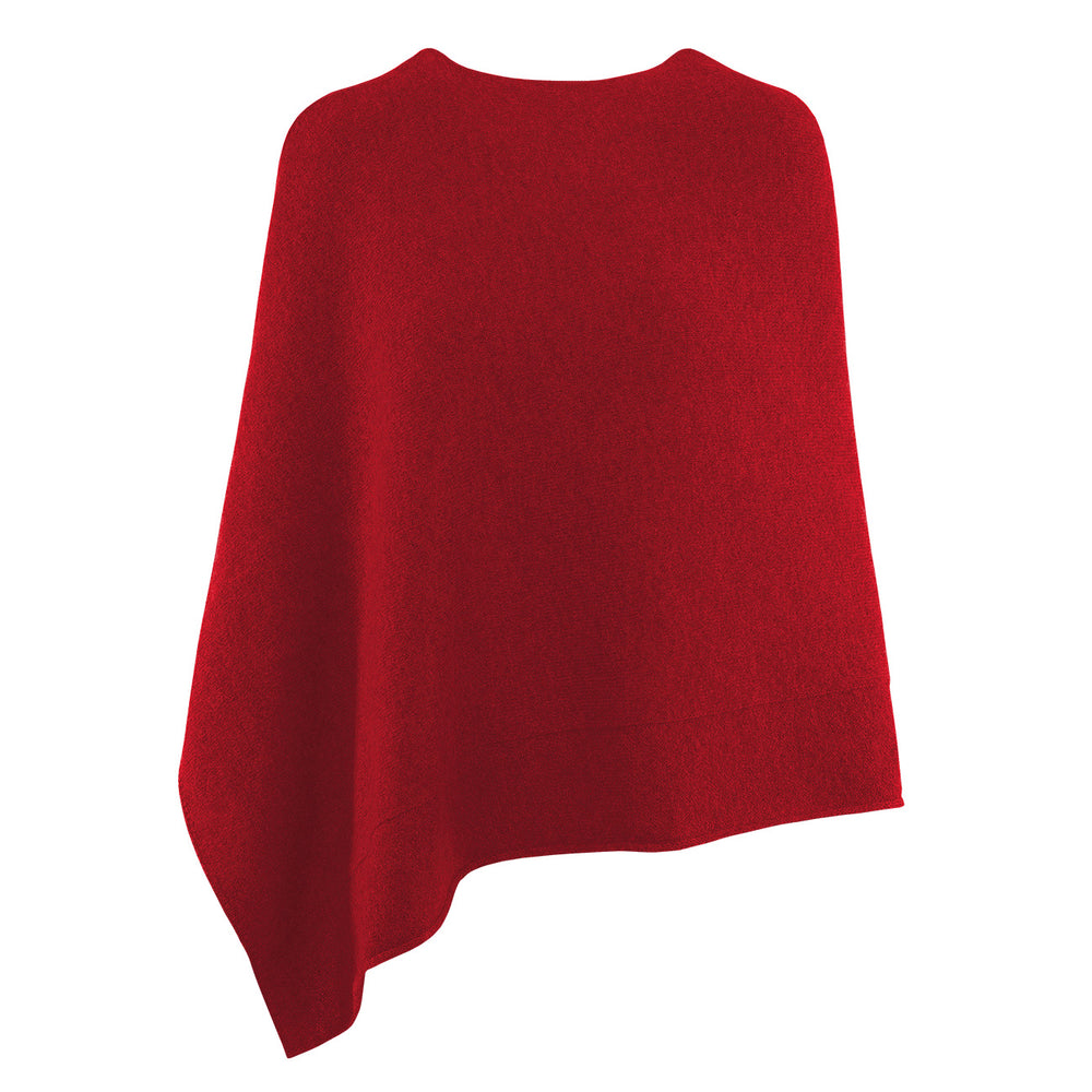 Giesswein | Merino Lambswool Poncho | Flammenrot Giesswein | Merino Lambswool Poncho | Flammenrot
