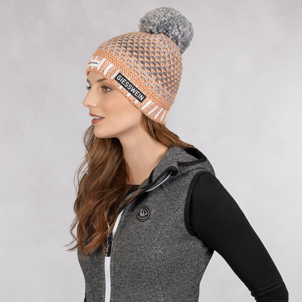 Giesswein | Ski Austria Beanie Laaxer Stöckli | Koralle Giesswein | Ski Austria Beanie Laaxer Stöckli | Koralle