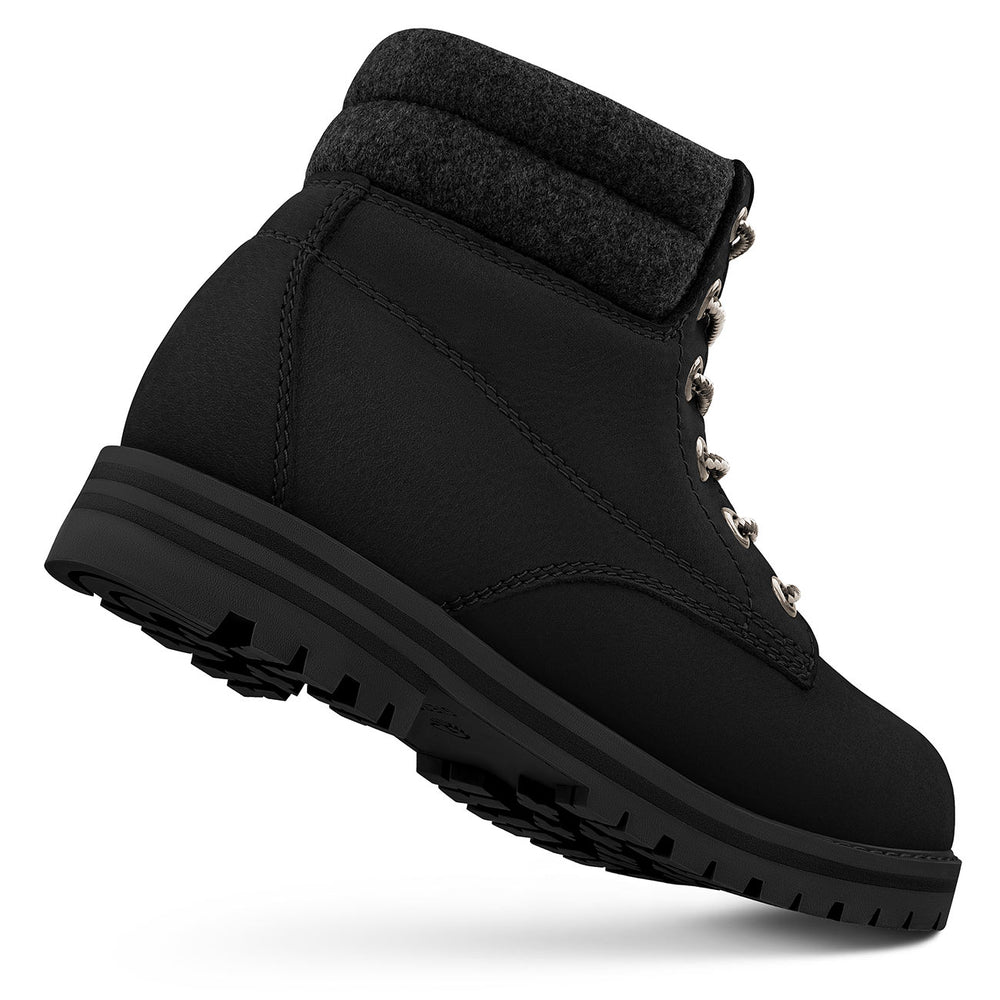 Giesswein | Merino Leather Boot Herren | Schwarz