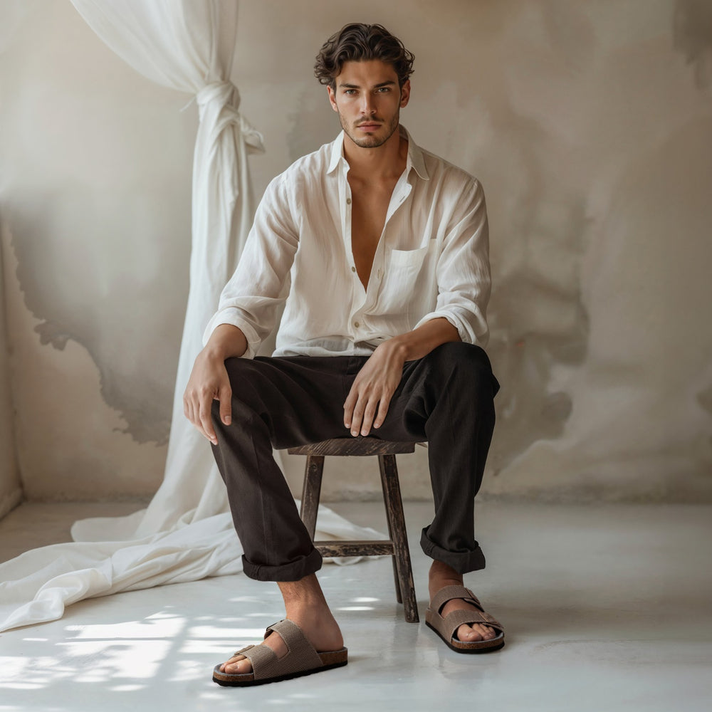 Giesswein | Merino Slides Herren | Sandmelé Giesswein | Merino Slides Herren | Sandmelé