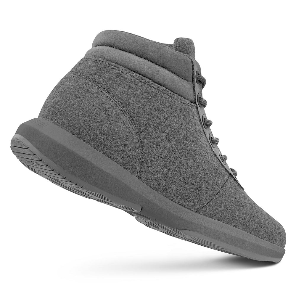 Giesswein | Wool Sneaker High Top Damen | Schiefer Giesswein | Wool Sneaker High Top Damen | Schiefer