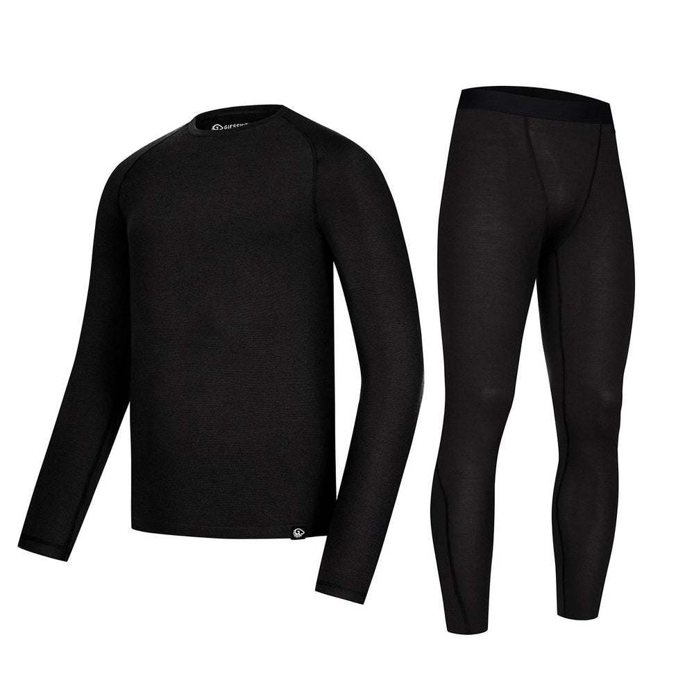 Giesswein | Merino Thermo Set Herren | Schwarz