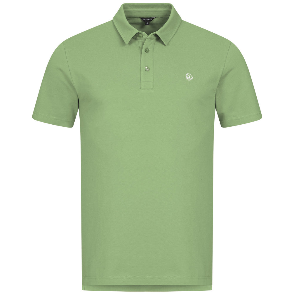 Giesswein | Polo Shirt Bio-Baumwolle Herren | Heugrün Giesswein | Polo Shirt Bio-Baumwolle Herren | Heugrün
