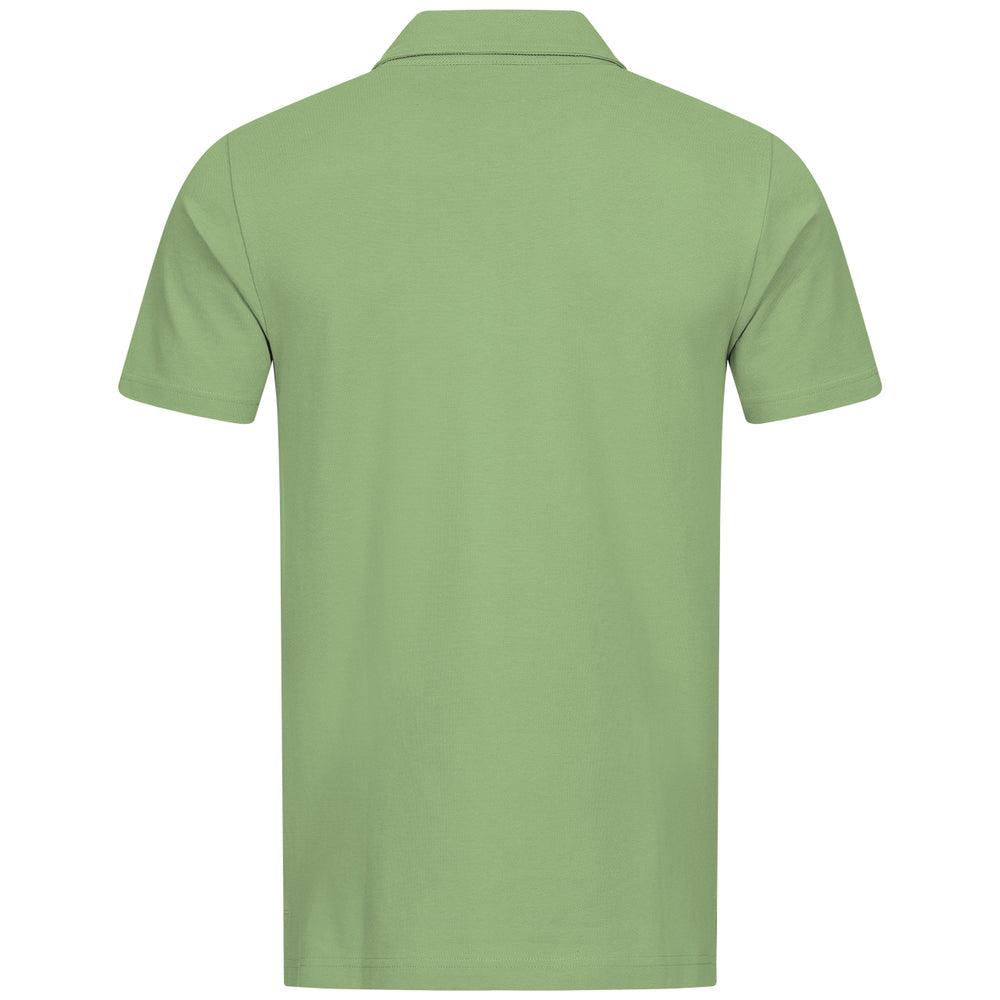 Giesswein | Polo Shirt Bio-Baumwolle Herren | Heugrün Giesswein | Polo Shirt Bio-Baumwolle Herren | Heugrün