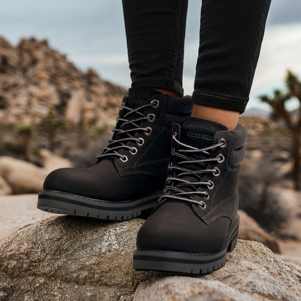 Giesswein | Merino Leather Boot Damen | Schwarz Giesswein | Merino Leather Boot Damen | Schwarz