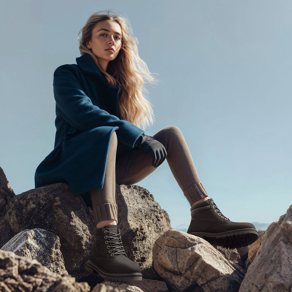 Giesswein | Merino Leather Boot Damen | Schwarz Giesswein | Merino Leather Boot Damen | Schwarz