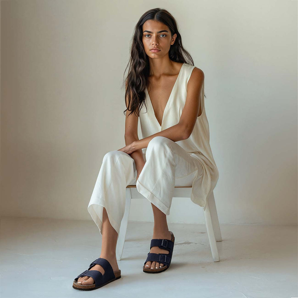 Giesswein | Merino Slides Damen | Ocean Blue Giesswein | Merino Slides Damen | Ocean Blue