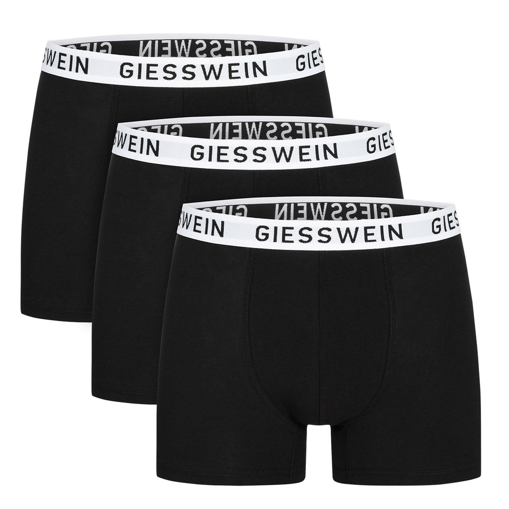 Giesswein | Organic Boxershorts 3er-Pack | Schwarz Giesswein | Organic Boxershorts 3er-Pack | Schwarz