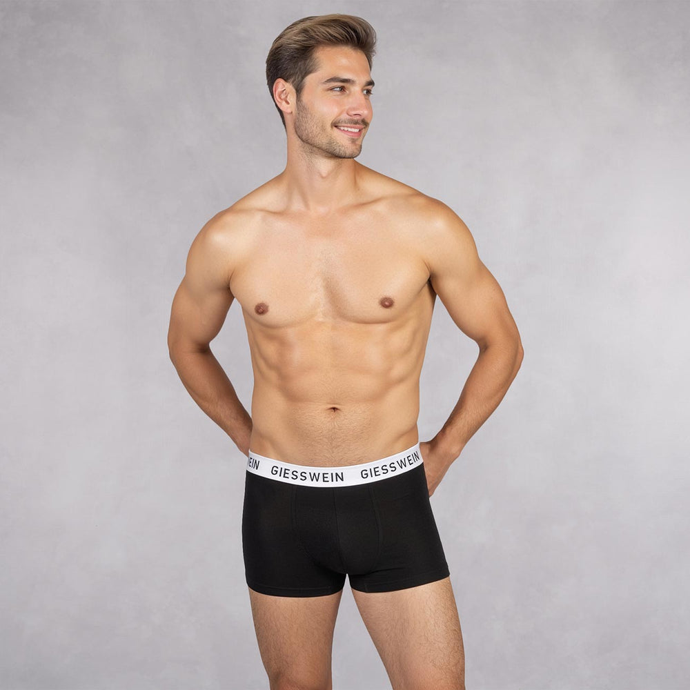 Giesswein | Organic Boxershorts 3er-Pack | Schwarz Giesswein | Organic Boxershorts 3er-Pack | Schwarz