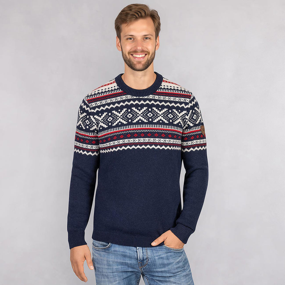 Giesswein | Nordic Sweater Herren | Dk.Blau Giesswein | Nordic Sweater Herren | Dk.Blau