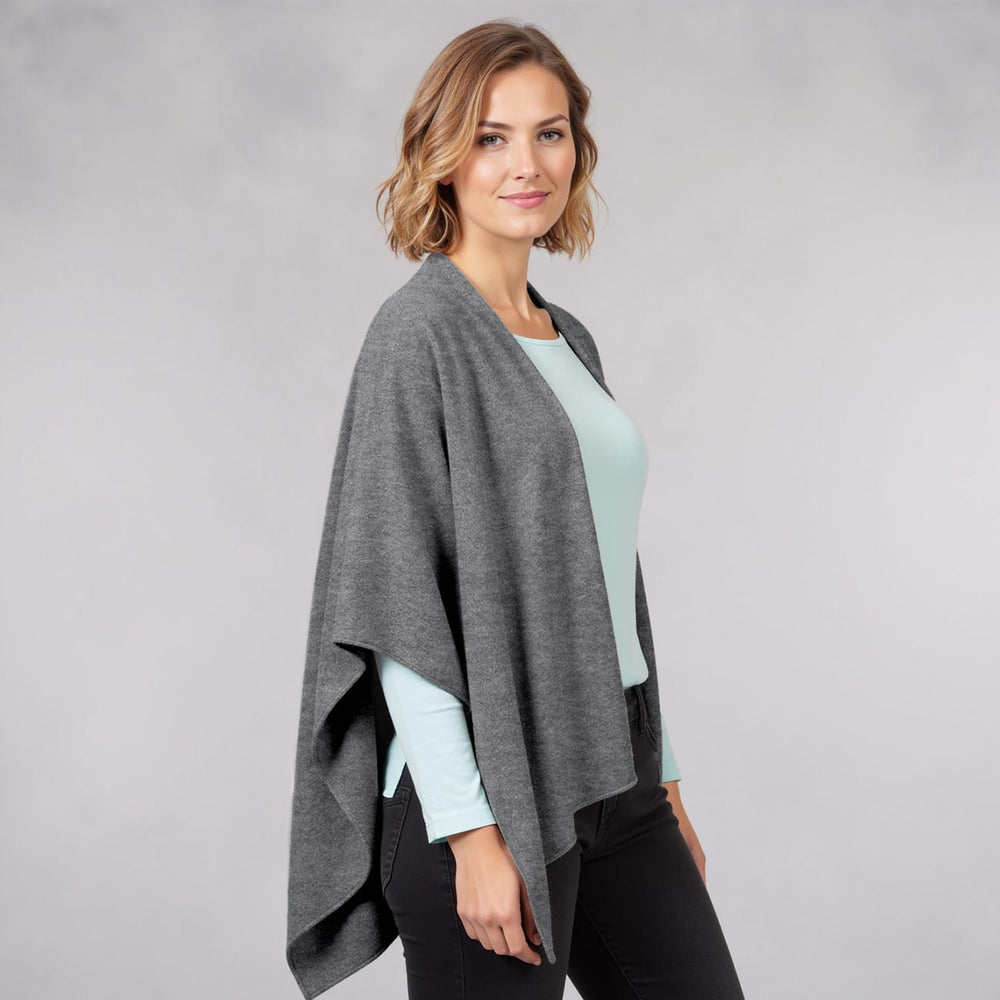 Giesswein | Merino Lambswool Cape | Schiefer Giesswein | Merino Lambswool Cape | Schiefer