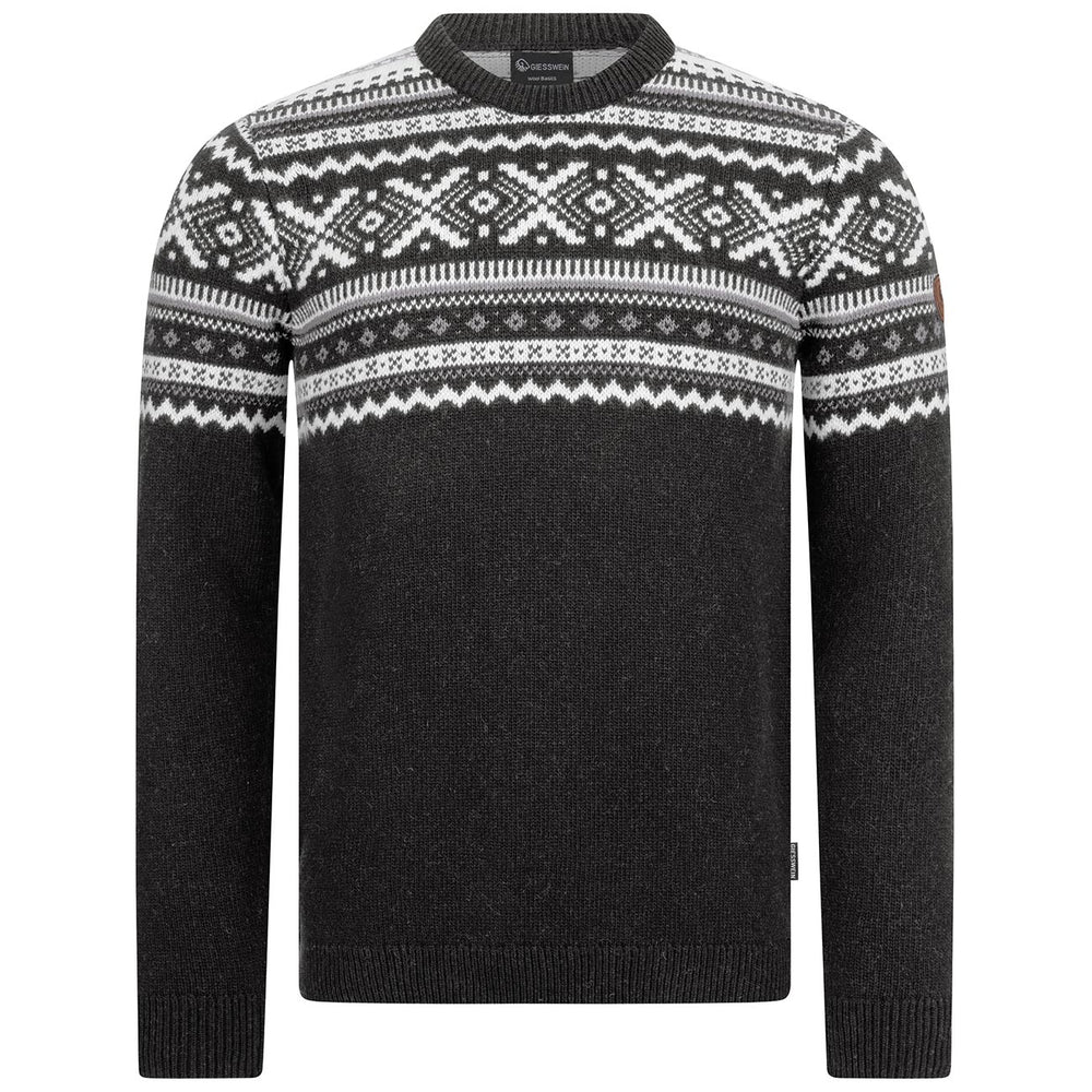 Giesswein | Nordic Sweater Herren | Anthrazit