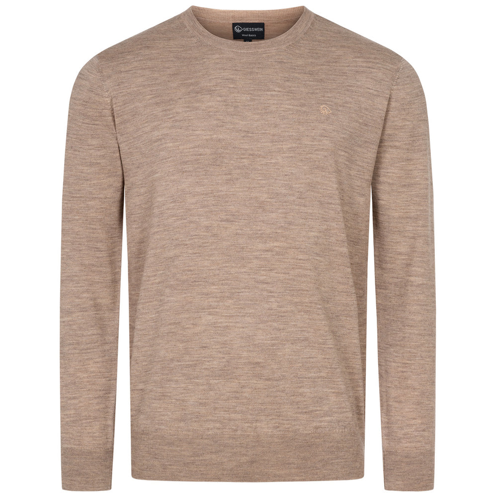 Giesswein | Wollpullover Light Rundhals Herren | Sandmelé Giesswein | Wollpullover Light Rundhals Herren | Sandmelé