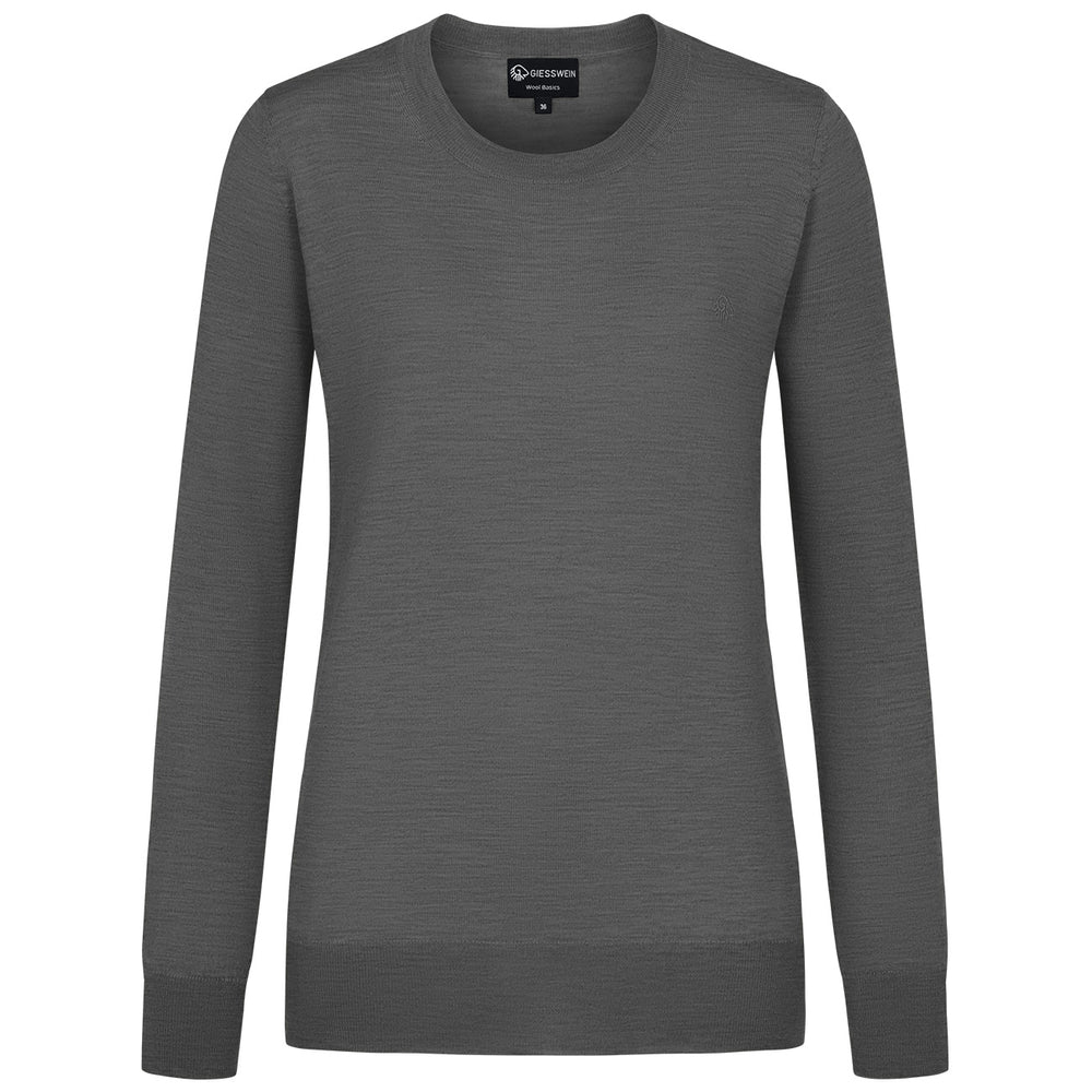 Giesswein | Baumwollpullover Rundhals Damen | Schiefer Giesswein | Baumwollpullover Rundhals Damen | Schiefer