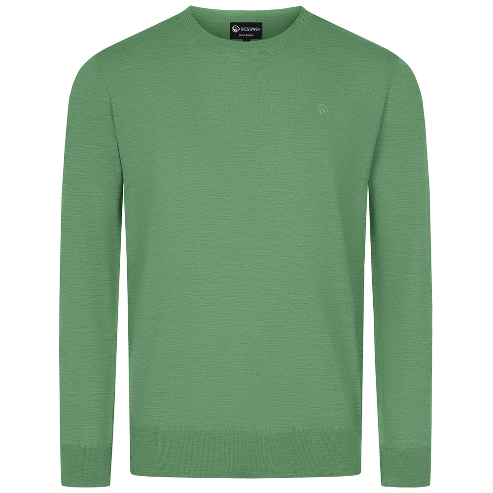 Giesswein | Baumwollpullover Rundhals Herren | Heugrün Giesswein | Baumwollpullover Rundhals Herren | Heugrün