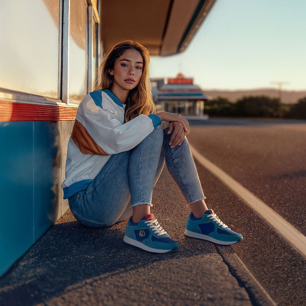 Giesswein | Retro Runner Damen | Königsblau Giesswein | Retro Runner Damen | Königsblau