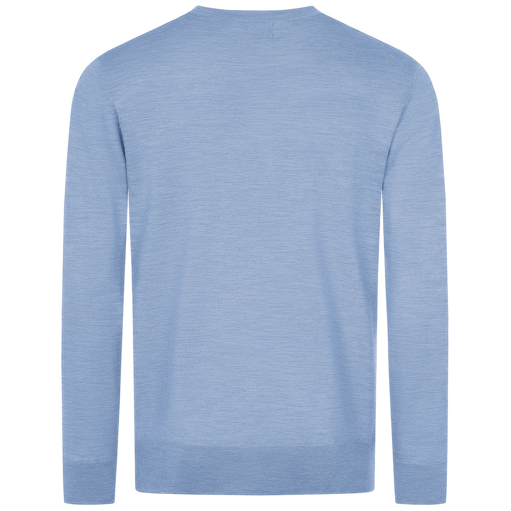 Giesswein | Baumwollpullover V-Ausschnitt Herren | Himmelblau Giesswein | Baumwollpullover V-Ausschnitt Herren | Himmelblau