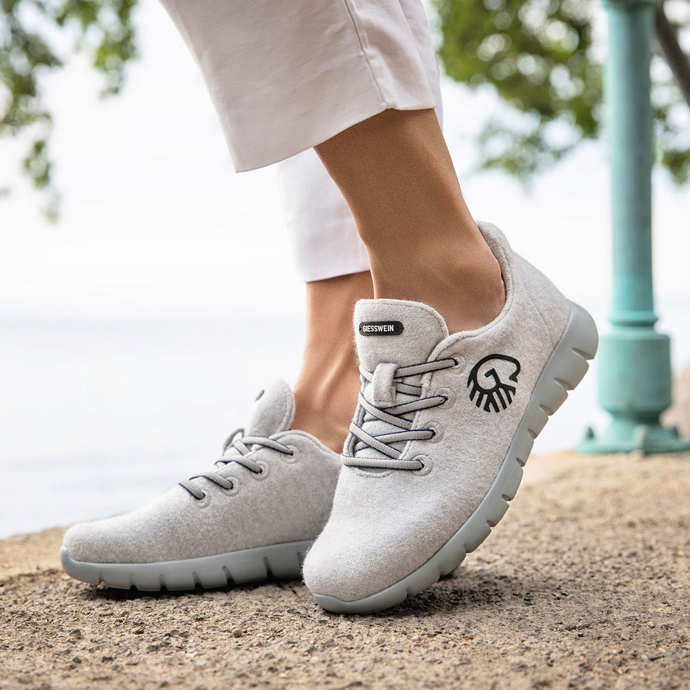 Giesswein | Merino Runners für Damen – Sneaker aus Merinowolle | Hellgrau Giesswein | Merino Runners für Damen – Sneaker aus Merinowolle | Hellgrau