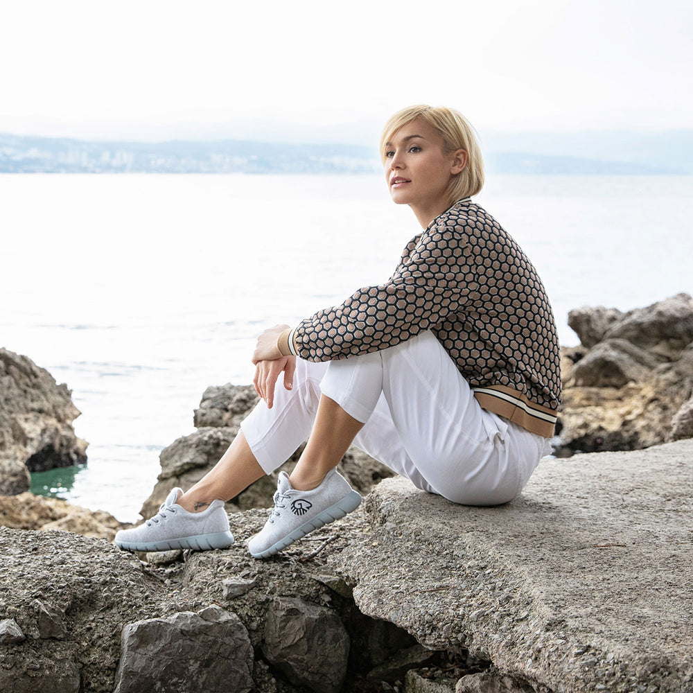 Giesswein | Merino Runners für Damen – Sneaker aus Merinowolle | Hellgrau Giesswein | Merino Runners für Damen – Sneaker aus Merinowolle | Hellgrau