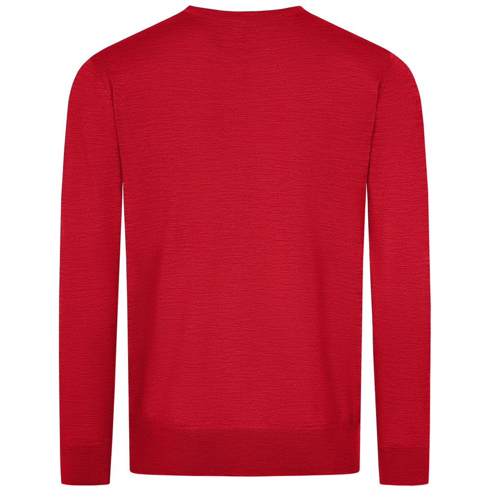 Giesswein | Baumwollpullover Rundhals Herren | Flammenrot Giesswein | Baumwollpullover Rundhals Herren | Flammenrot